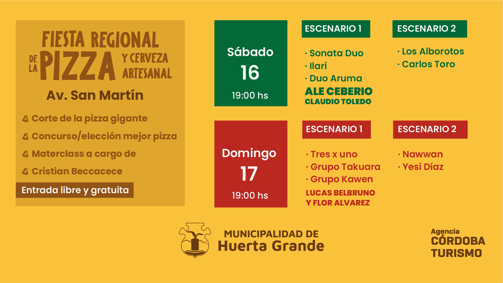 FIESTA REG. DE LA PIZZA Y CERVEZA ARTESANAL